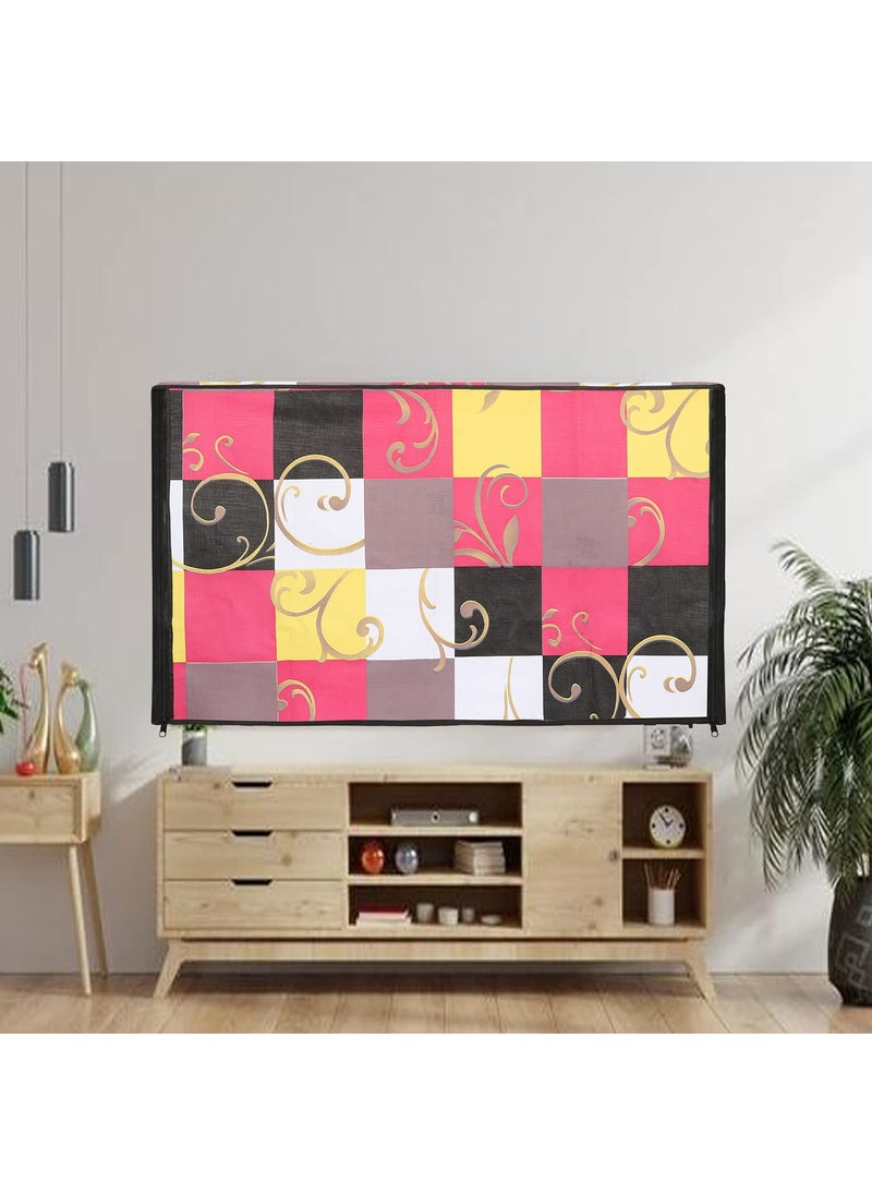 E-Retailer ERetailer Transparent LCDLED TV Protector Cover with Zipper Enclosure for 26 Inch Suitable for All Major Brand Model ColorMultiSize2553x17 Inches  - Image 1
