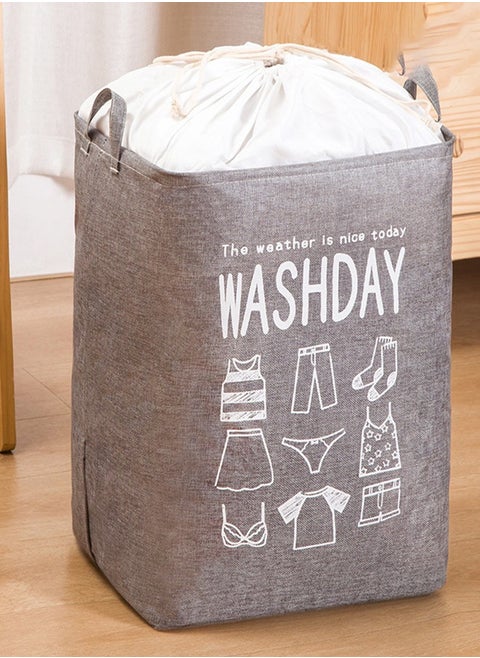Foldable Cotton And Linen Storage Bag For Clothes