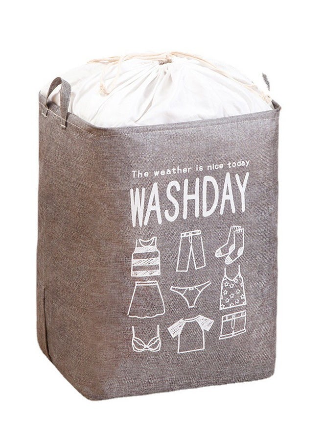 MHD - Foldable Cotton And Linen Storage Bag For Clothes - Image 1