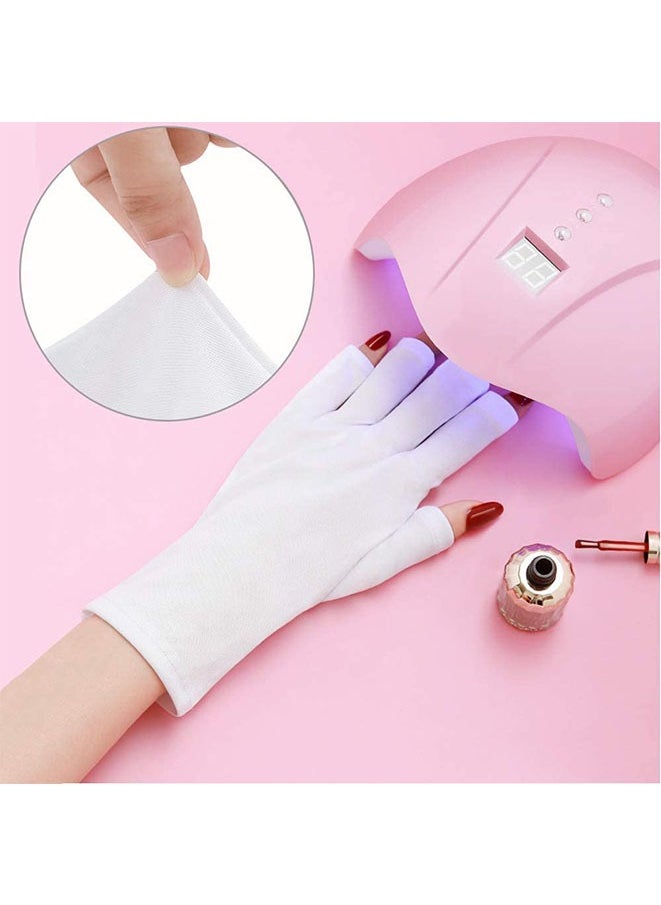 Muyixin UV Shield Gloves for UV Light Lamp Nail Dryer Anti UV Glove for Gel Manicures for LED/UV  - Image 2