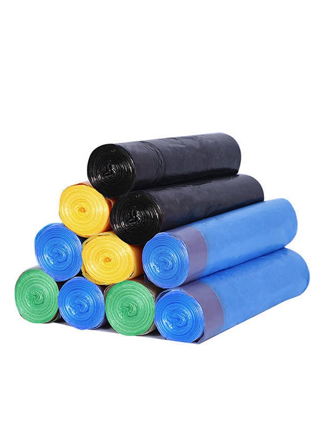 75-Piece Home Disposable Garbage Trash Bags Multicolour 45.0x25.0x5.0cm - Image 1