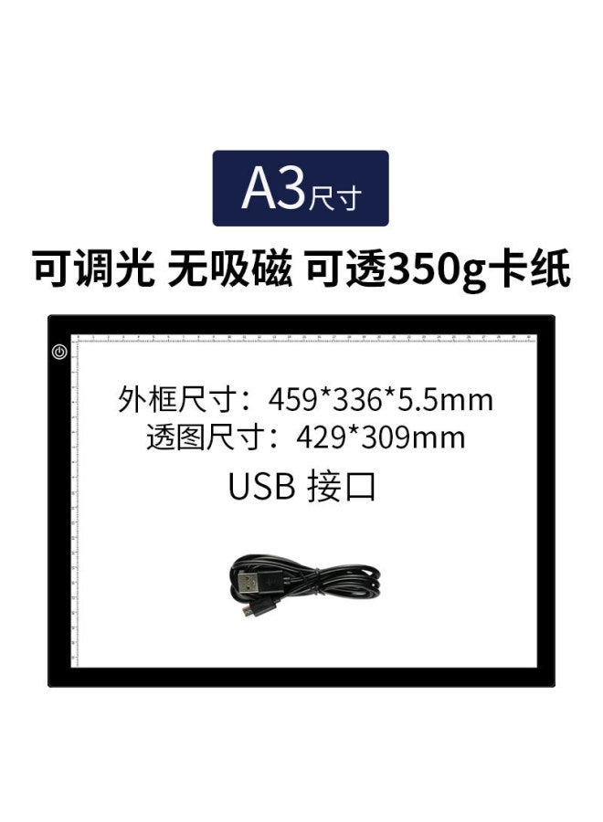 Jishengke Led Drawing Board Animation A4a3 Copy Table Copy Table Drawing Board Transparent Writing Table Copy Board Manufacturer - Image 1