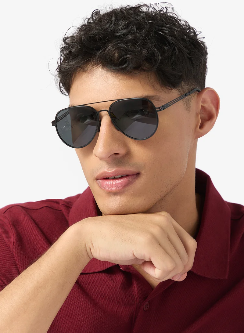Robert Wood Polarized Lens Aviator Sunglasses