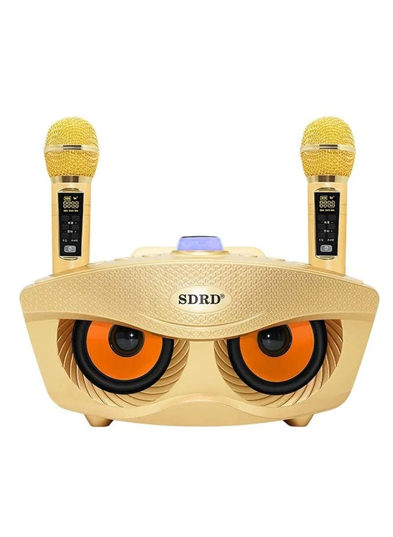 SDRD Wireless Bluetooth Speaker With 2-Piece Mic Rechargeable Portable Speaker - Image 1