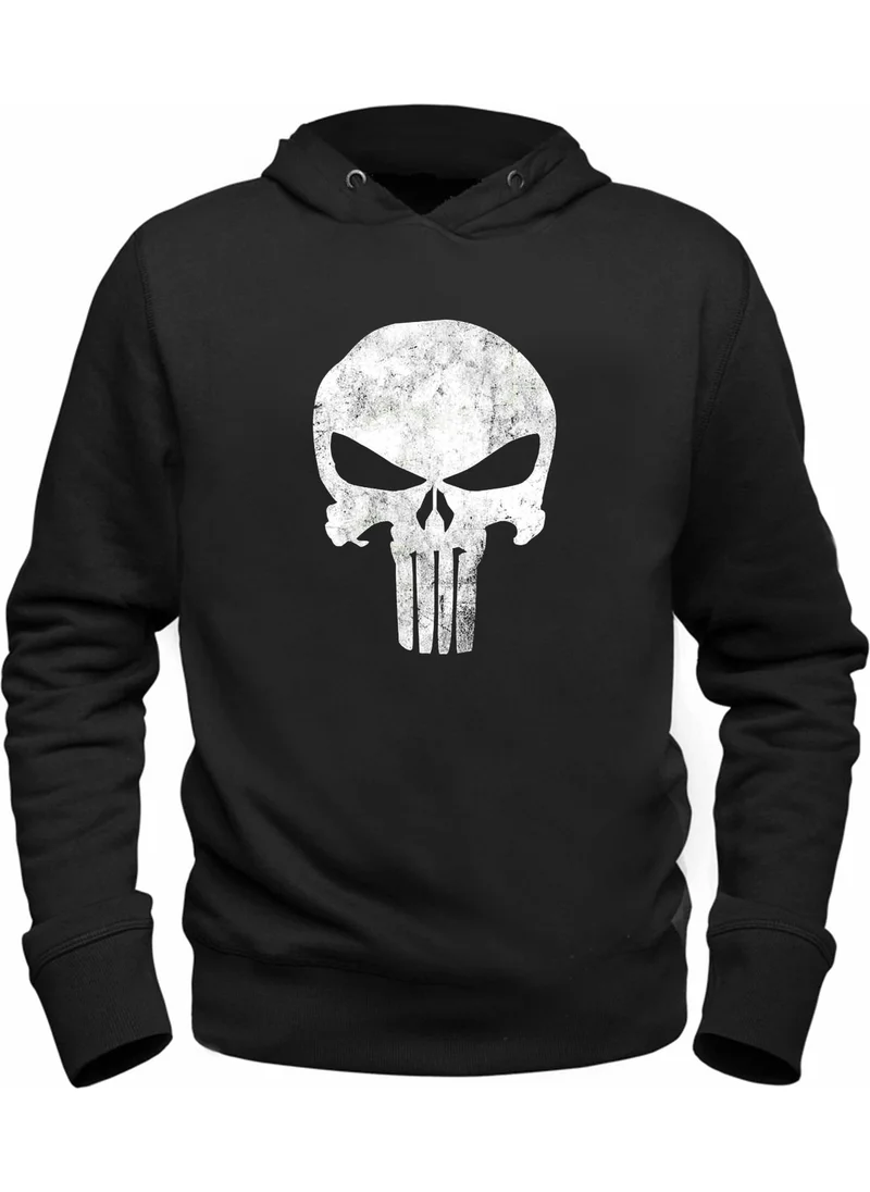 Alfa Tshirt Alpha Tshirt Punisher Digital Printed Black Sweatshirt