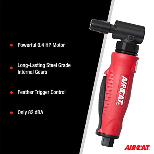 AIRCAT Pneumatic Tools 6255 Composite Right Angle Die Grinder 20,000 RPM - Image 5