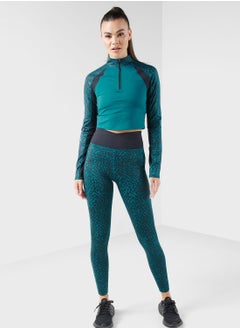 SKECHERS Dvf Gosculpt Animal Print 1/4 Zip Jacket  - Image 4