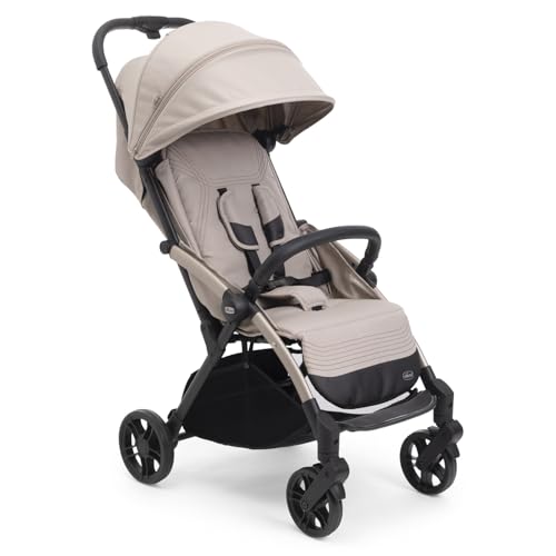 Chicco Goody XPlus Stroller | One-Touch Self-Fold | Padded Seat & Shock-Absorber Wheels | 4 Recline Positions | Adjustable Backrest | Birth to 5 Years | UV50+ Extendable Canopy | Sandshell Colour - Image 1