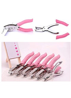 KASTWAVE Punch Small Mini Tiny Heart Shaped Hole Paper Punch Puncher with Pink Soft Handheld Grip for DIY Craft Paper Tags Clothing Ticket Scrapbook Tool  - Image 5