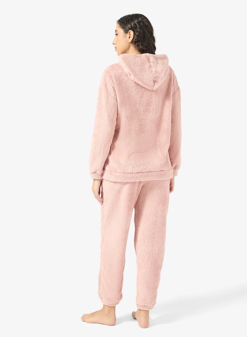 جينجر بيسيكس طقم استرخاء بغطاء رأس من البورج