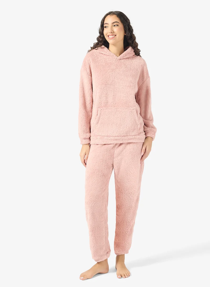 جينجر بيسيكس طقم استرخاء بغطاء رأس من البورج