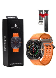 SH PROTECT TOUCH Galaxy Watch 7 Ultra 47mm IP68 Waterproof Bluetooth Call Compass Smartwatch Smart Watch 7 Ultra 1.43" Super Amoled  Screen GPS Tracking Smart Watch  for Men Outdoor Sports  - Image 1
