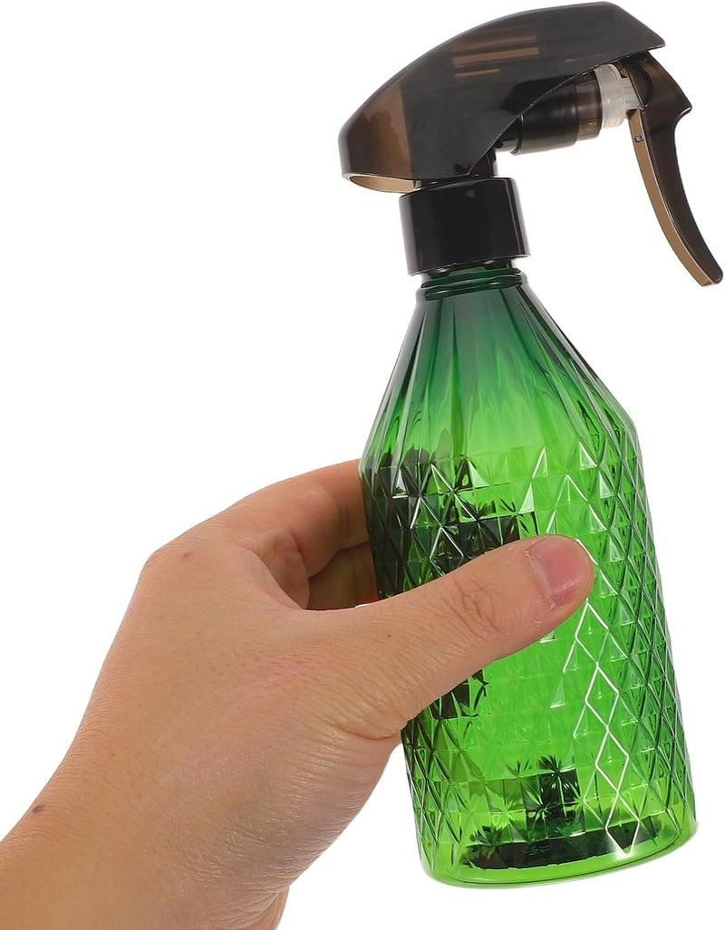 2pcs Continuous Mister Spray Bottles for Hair Styling 200ml with Steel Ball Fine Mist Sprayer for Barber Salon and Home Use Green - Image 4