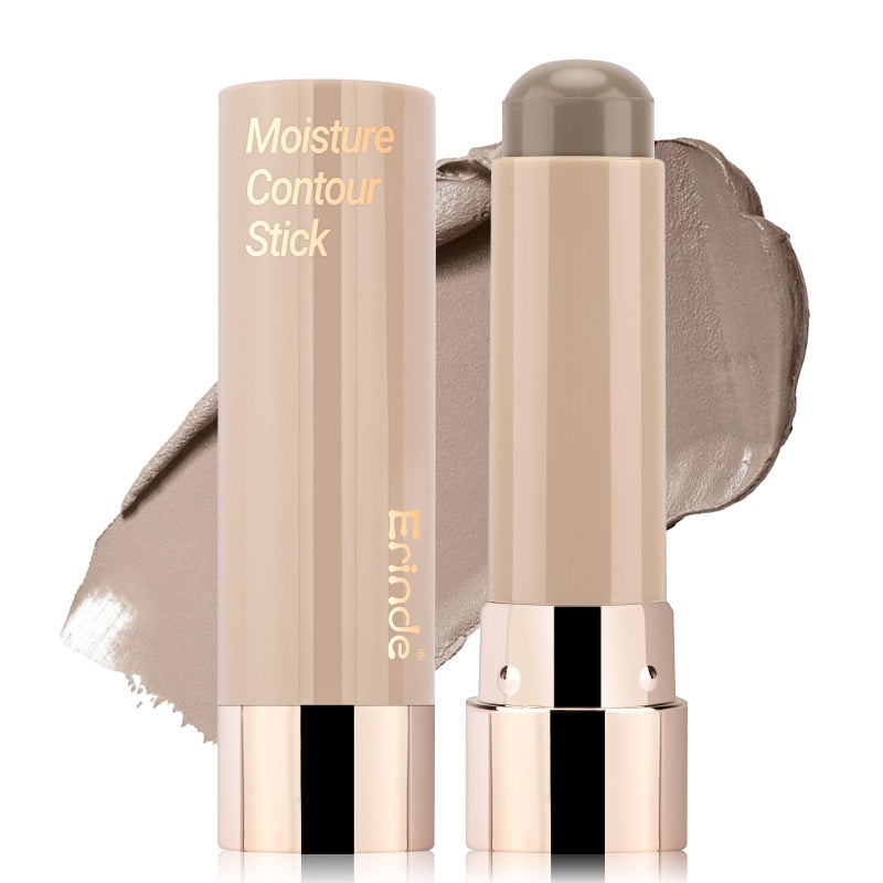 Erinde Cool Toned Contour Stick for Fair Skin Large Capacity Grey Brown Cream Contour Makeup Stick Smooth Blendable Matte Bronzer Waterproof Long Lasting Face Shaping Nose Contouring Sticks - Image 3