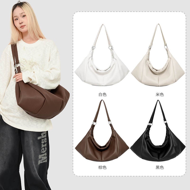 Fashionable Large Capacity PU Shoulder Bag for Women - Image 2