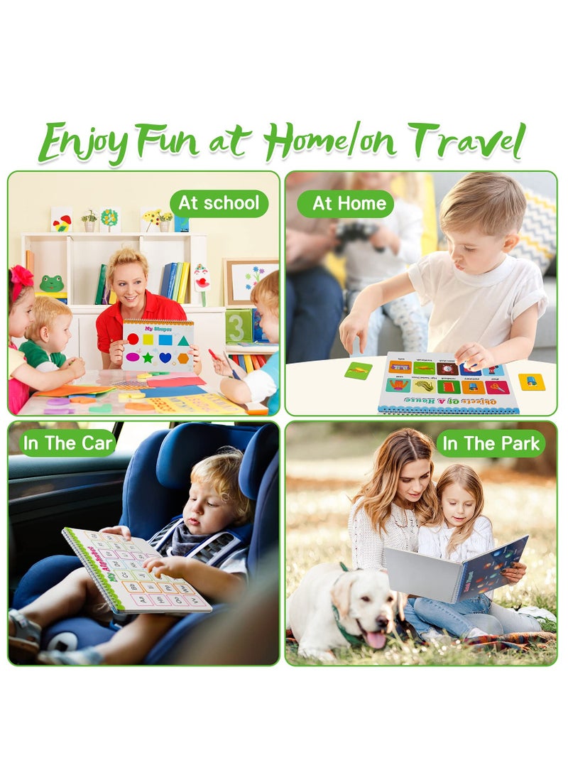 Busy Board Activity Books Toddler Toys for 1 2 3 4 Year Old Boys Girls,Busy Book Montessori Toys for 1-4 Year Old Boys Girls Gifts Age 2-4 Preschool Learning Toys for Toddler