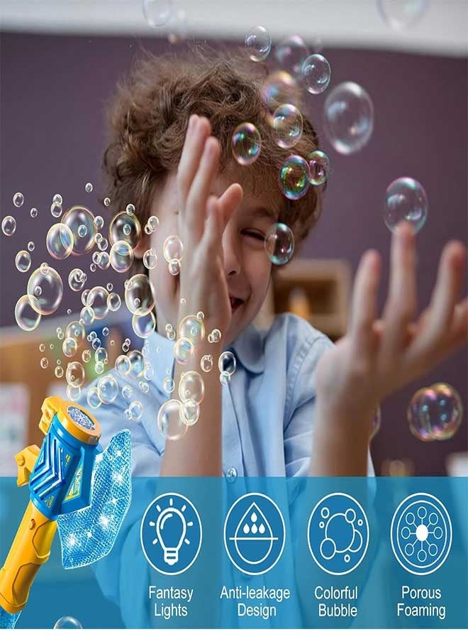 RAWAID Automatic Bubble Machine for Kids, Axe Light Up Bubble Maker with 130ml Solution, Outdoor Party/Birthday/Wedding Toys, Gift for Boys & Girls - Image 2