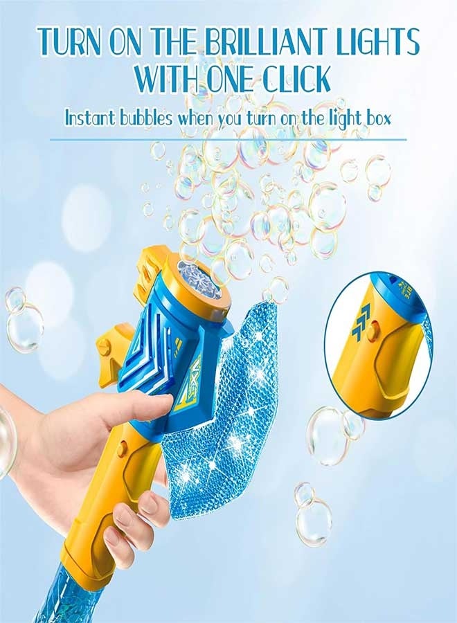 RAWAID Automatic Bubble Machine for Kids, Axe Light Up Bubble Maker with 130ml Solution, Outdoor Party/Birthday/Wedding Toys, Gift for Boys & Girls - Image 3
