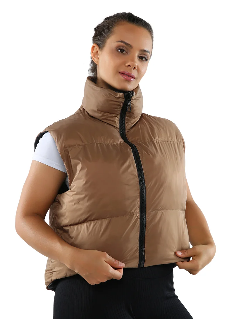London Rag Reversible Vest Puffer Jacket