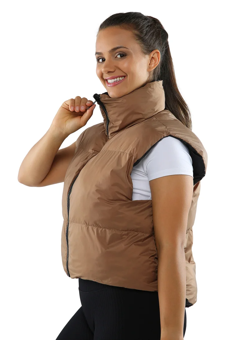 London Rag Reversible Vest Puffer Jacket