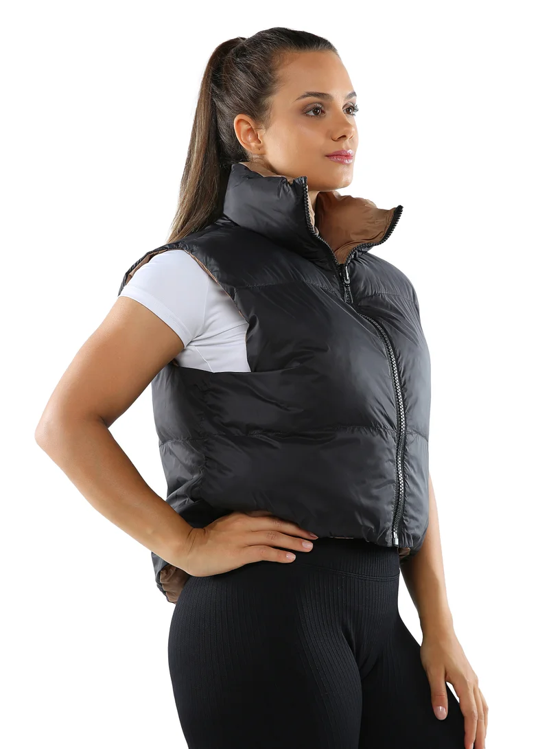 London Rag Reversible Vest Puffer Jacket