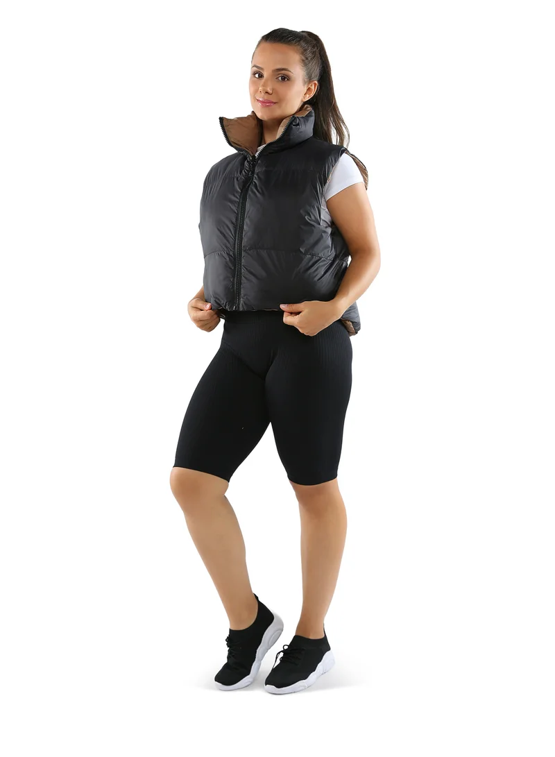 London Rag Reversible Vest Puffer Jacket