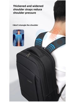 T I G O 16 inch Waterproof Unisex Travel Backpack with USB Charging Port | Anti-Theft, Anti-Scratch Laptop Bag for Men, Women & Kids | Fits 16” Laptop Lightweight, Durable, Business & School Use Black  - Image 5