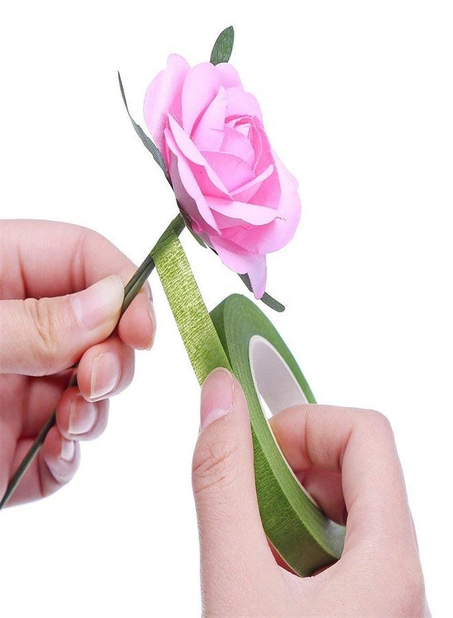 3A Featuretail Just Flowers Flower Making Floral Tape (Green , 12 mm) -6 Pieces - Image 2