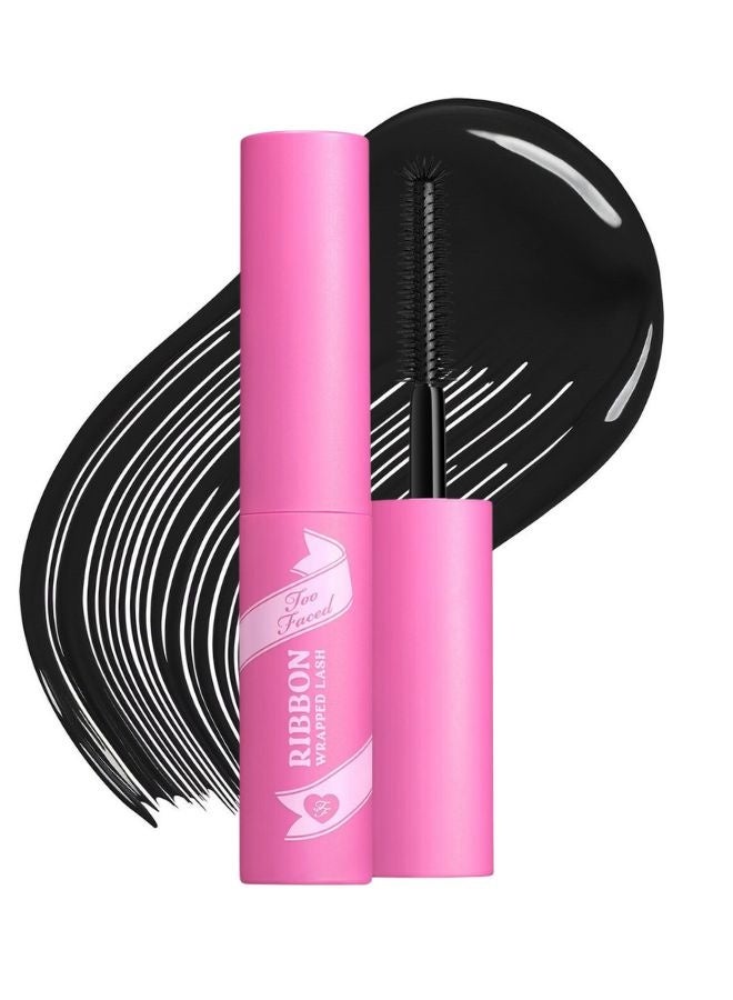 Too FacedCosmetics Too Faced Mini Ribbon Wrapped Lash Extreme Length Tubing Mascara – 4.5 g (Long-Wear, Smudge-Resistant, Lash-Extending Formula) - Image 1