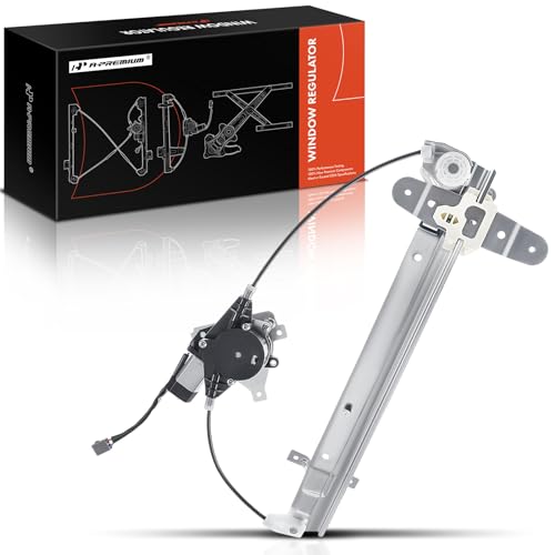 A-Premium Power Window Regulator with Motor Compatible with Lincoln Town Car 1998-2011 Rear Left Driver Side - Image 1