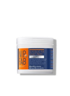 NIP+FAB مناديل الوجه الليلية من Nip + Fab بحمض الجليكوليك وحمض الساليسيليك وحمض الهيالورونيك لتقشير وتجديد البشرة من AHA لتوحيد لون البشرة والتحكم في البقع والتصبغ، 60 منديلًا، 27 أونصة  - Image 2