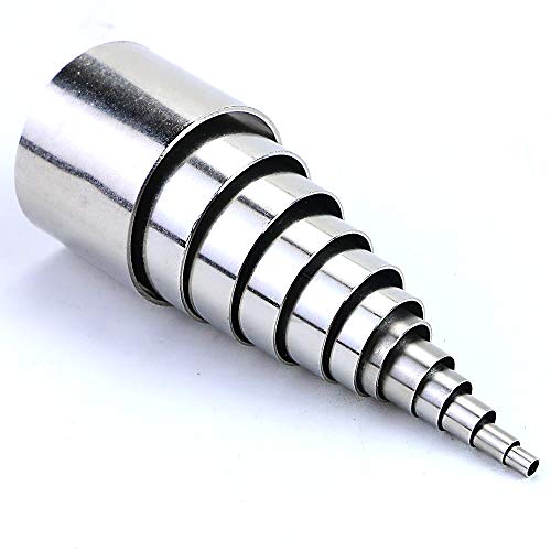 Fireboomoon مجموعة قواطع ثقوب هول هولو 12 قطعة مع علبة تخزين، قواطع دائرية من الفولاذ المقاوم للصدأ، أدوات تشكيل الخزف، أدوات الخبز، قوالب تشكيل الطين البوليمري، الحرف اليدوية - Image 3