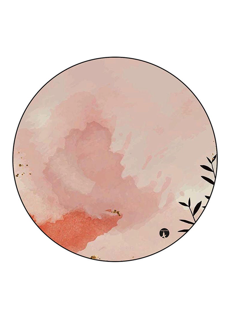 RKN Paint Printed Mouse Pad Round  Multicolour