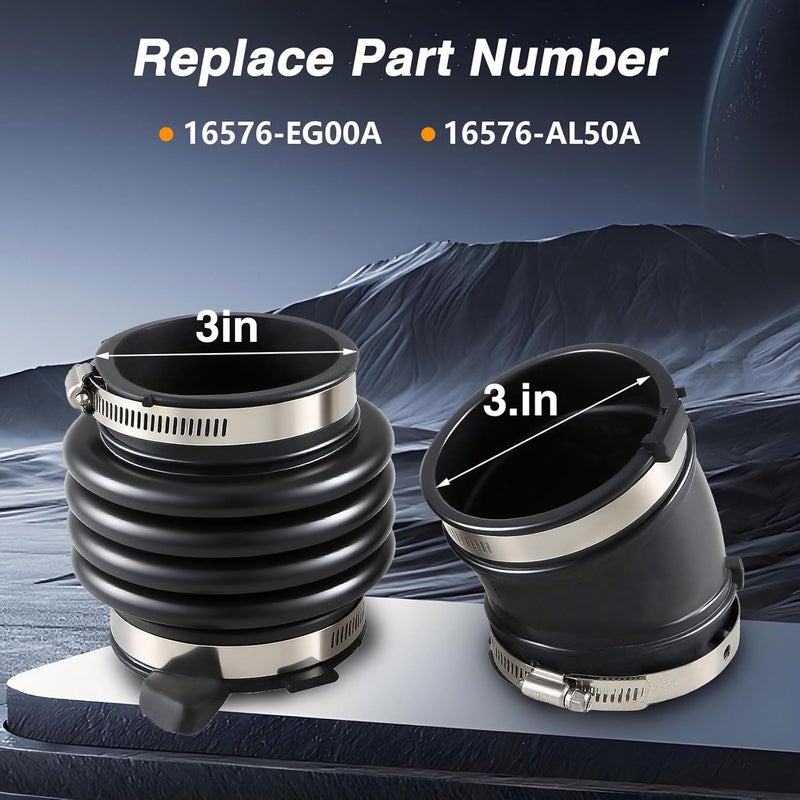 Intake Resonator Hose Set for Infiniti M35 and G35 - Image 5