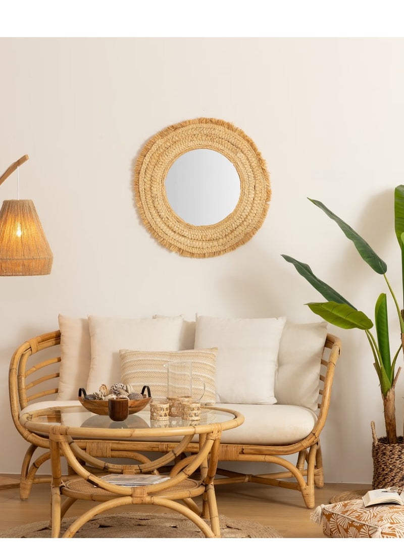 لوفت سيليا، مرآة، مستديرة، غرفة نوم، معيشة، حمام، D68XP2CMS، مضفرة-179431 - Image 2