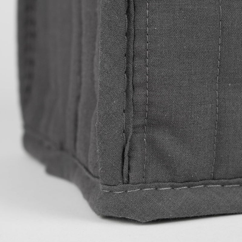 Ritz Polyester/Cotton Quilted Four Slice Toaster Appliance Cover, Dust and Fingerprint Protection, Machine Washable, Graphite Grey - Image 2