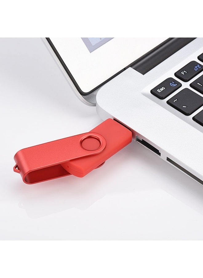 Generic 4GB USB2.0 Rotary U Disk Bidding Advertising High Speed U Disk Promotional Gift U Disk Customization-Colour:Usb2.0 Color Random-Capacity:128GB  - Image 3