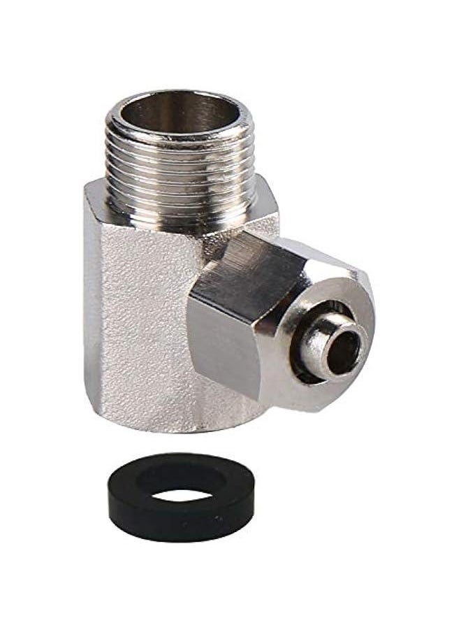 ماركة غير محددة Metal T-adapter 3/8 (9/16) With 8mm hose port for bidet (ABT3-916pu) 