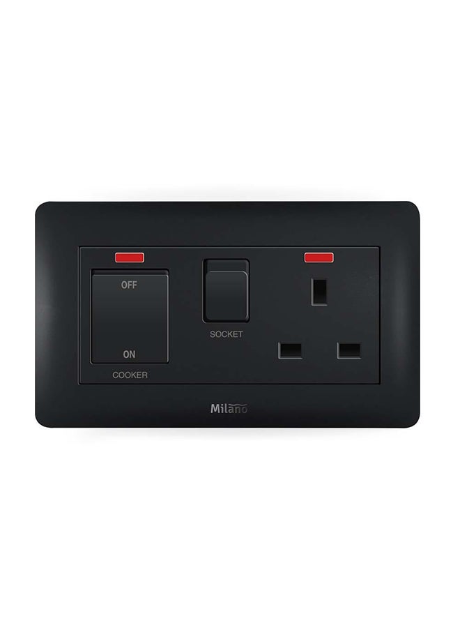 DANUBE HOME Danube Home - Milano 45A Cooker Control Unit Mblk Ps