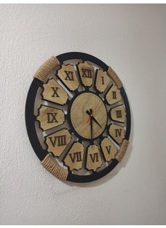 ALDA Rope Decorative Wooden Wall Clock 49CM.  - Image 2