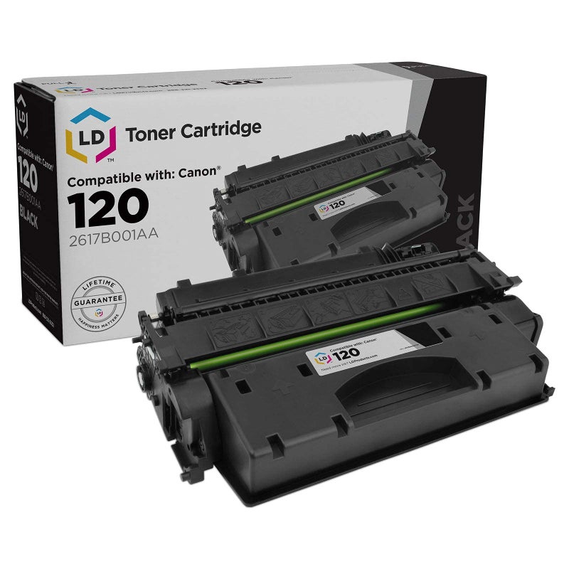 LD Products Compatible Toner Cartridge Replacement for Canon 120 2617B001AA (Black) for use in Canon ImageClass D1120 D1150 D1170 D1180 D1320 D1350 D1370 D1520 - Image 1