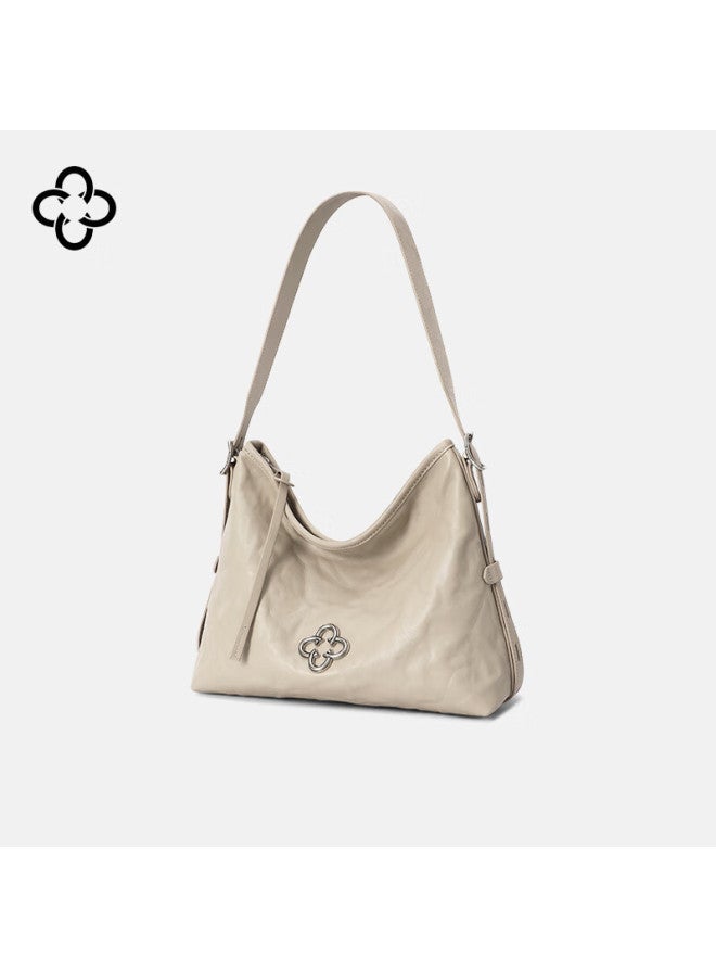 Cassile Celebrity-inspired Tote Bag For Women, Light Luxury Cowhide Hobo Bag With Strap, Birthday And New Year Gift - Image 5