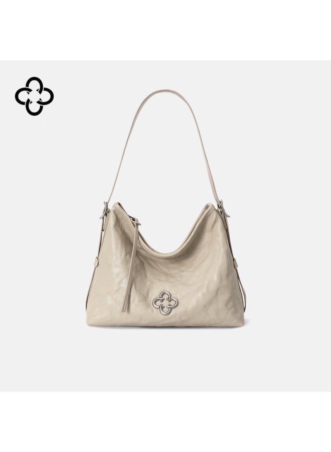 Cassile Celebrity-inspired Tote Bag For Women, Light Luxury Cowhide Hobo Bag With Strap, Birthday And New Year Gift - Image 4
