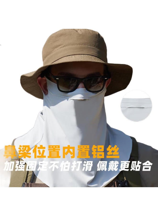 Mission Uv Ice Silk Sun Protection Face Mask Men'S Cycling Summer Uv Protection Sunshade Neck Guard Full Face Breathable Sunscreen Mask - Image 3