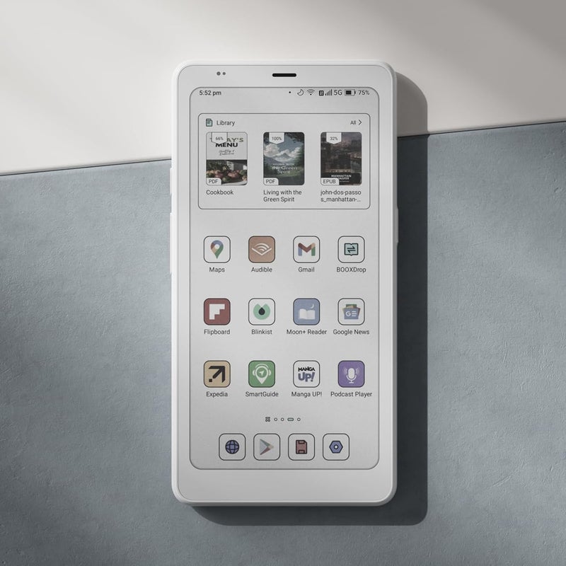 BOOX ePaper Reader Palma 2 Pro 6.13 Inch Colour 128 GB Android 15 E-Ink 300 PPI (White) - Image 4
