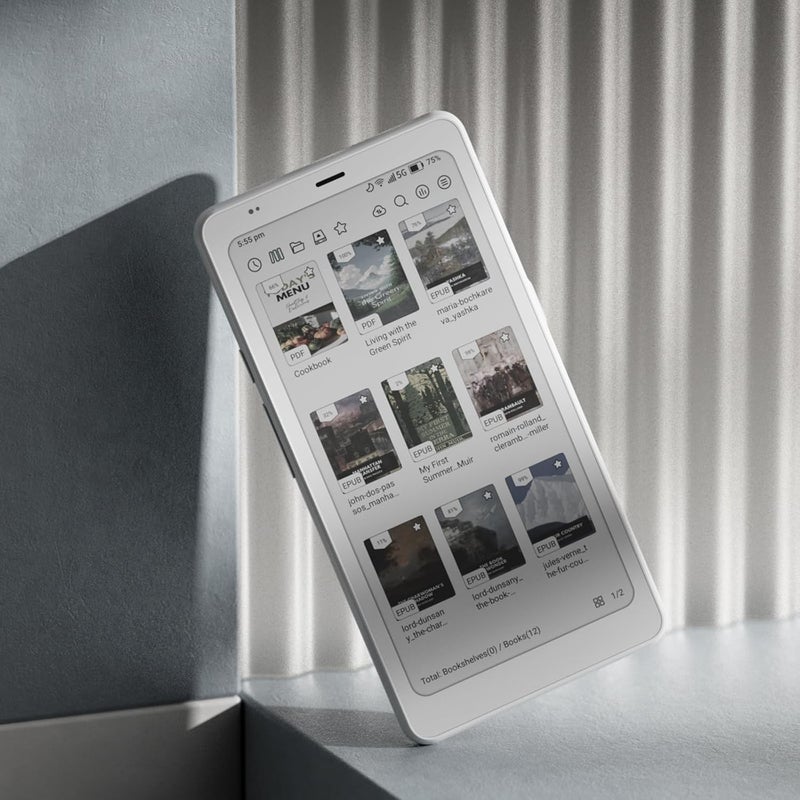 BOOX ePaper Reader Palma 2 Pro 6.13 Inch Colour 128 GB Android 15 E-Ink 300 PPI (White) - Image 2