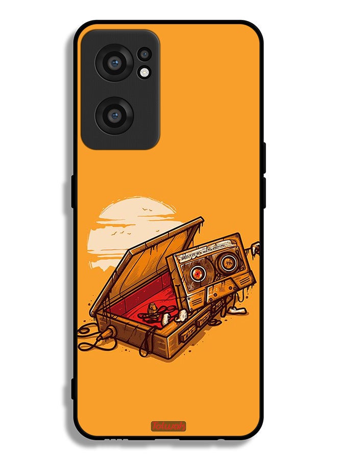 Tolwak OnePlus Nord CE 2 5G Protective Case Cover Cassette And Tape Art - Image 2