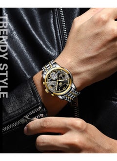 POEDAGAR Men's Automatic Watches ，Waterproof Luminous Men's Mechanical Watch- 41mm  - Image 5