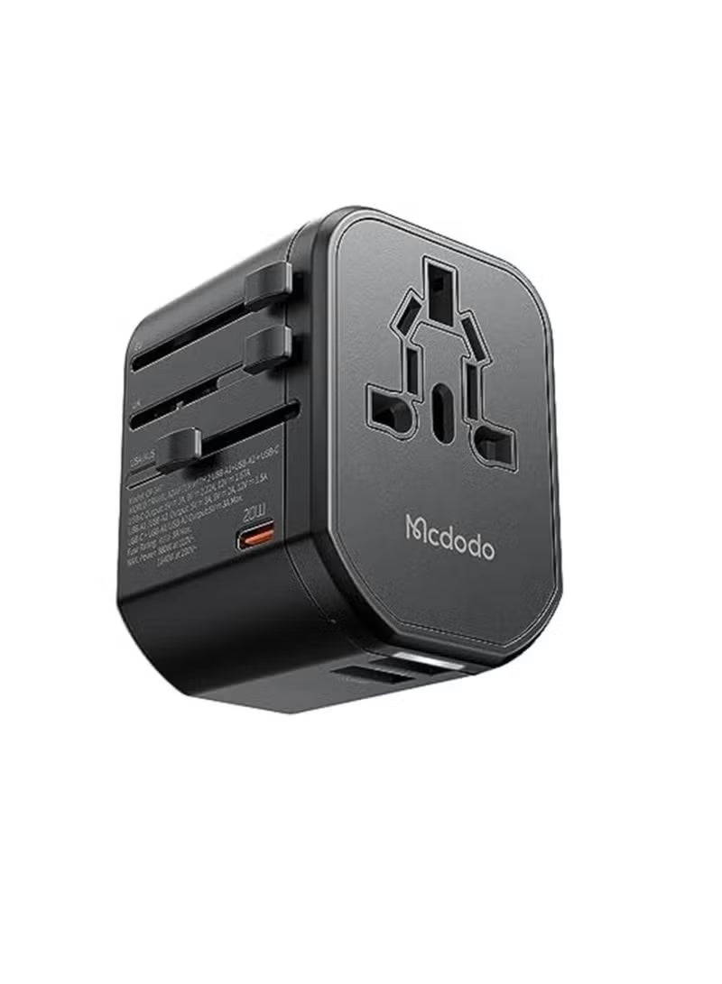 مكدودو محول شحن سريع عالمي للسفر CP-3471 بقوة 20 واط بتقنية PD - Image 2