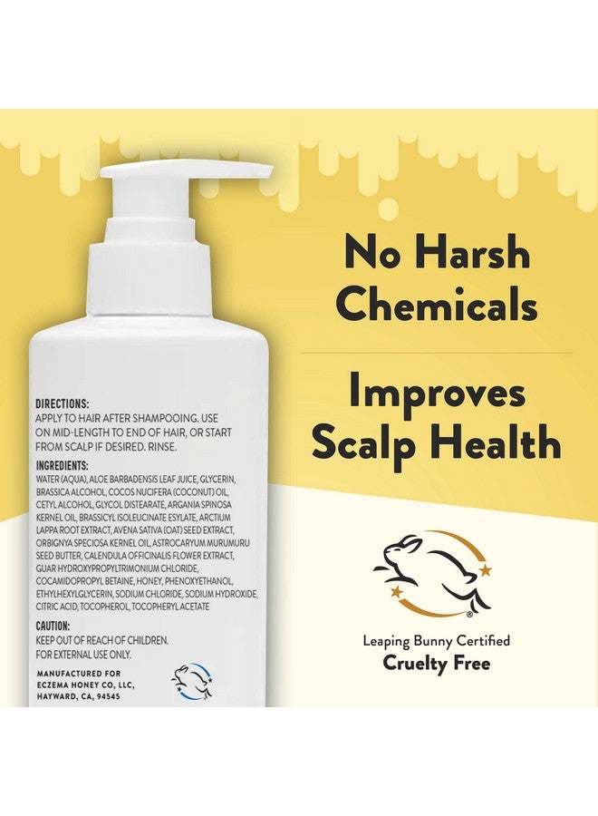 ECZEMA HONEY Nourishing Conditioner - Helps with Psoriasis, Dermatitis, & Flaking - Daily Dandruff Conditioner & Scalp Care - Itchy Scalp Treatment for Men, Women & Kids (8 Oz) - Image 4